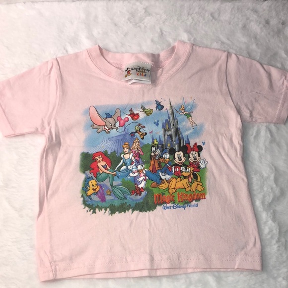 Disney Other - Walt Disney World Characters T Shirt 2T